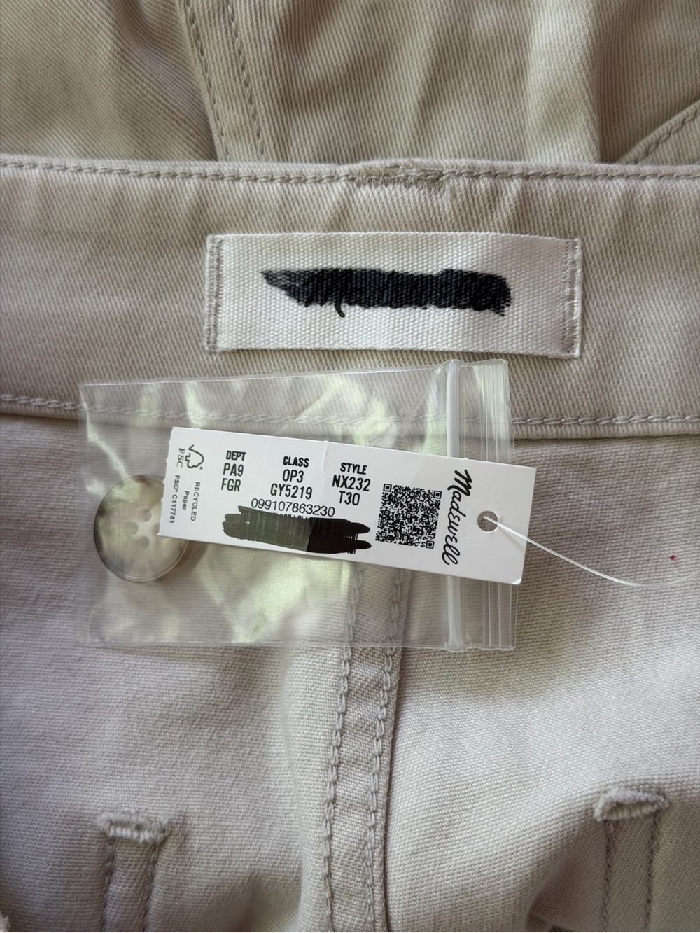 NWT Madewell The Tall Balloon Pant 30T - Picture 5 of 6